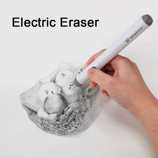 Adjustable Electric Eraser with Refills for Sketching
