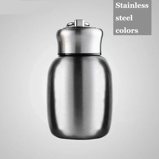 Stainless Steel Travel Water Bottle - Mini Coffee Vacuum Flask