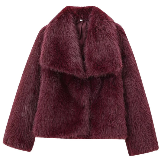 fur jacket, jacket women, fur jacket women, fur coat, coat women, burgundy jacket, burgundy fur jacket, plush jacket, burgundy jacket womens, women's outerwear, burgundy fur coat, fluffy jacket