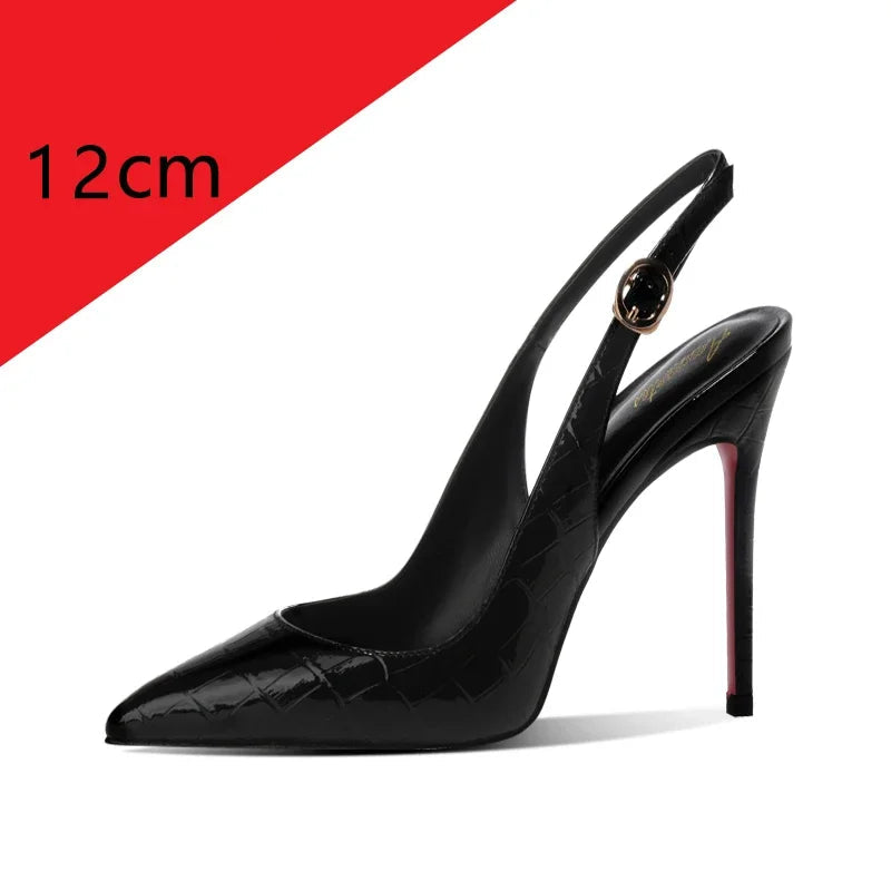 Women's Red Bottom Pointed Toe High Heel Shoes