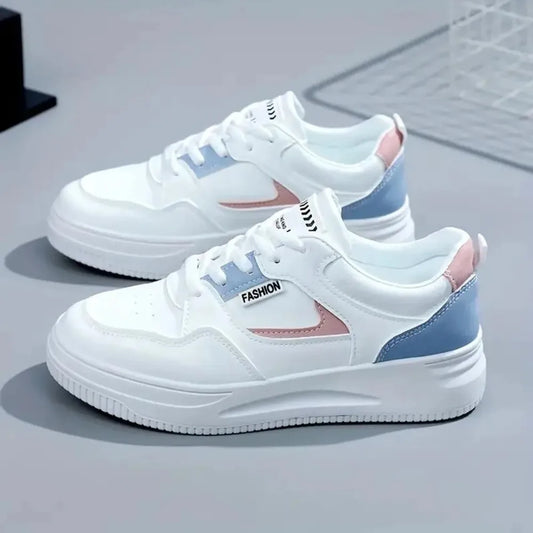 Women's Spring Autumn Thick Sole Colorblock Sneakers