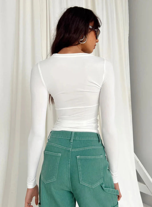 Y2K Long Sleeve Slim T-Shirts