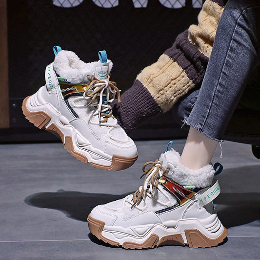 Chaussures de rue confortables en peluche