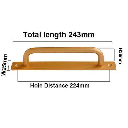 Porte coulissante élégante 60x80 cm avec poignée