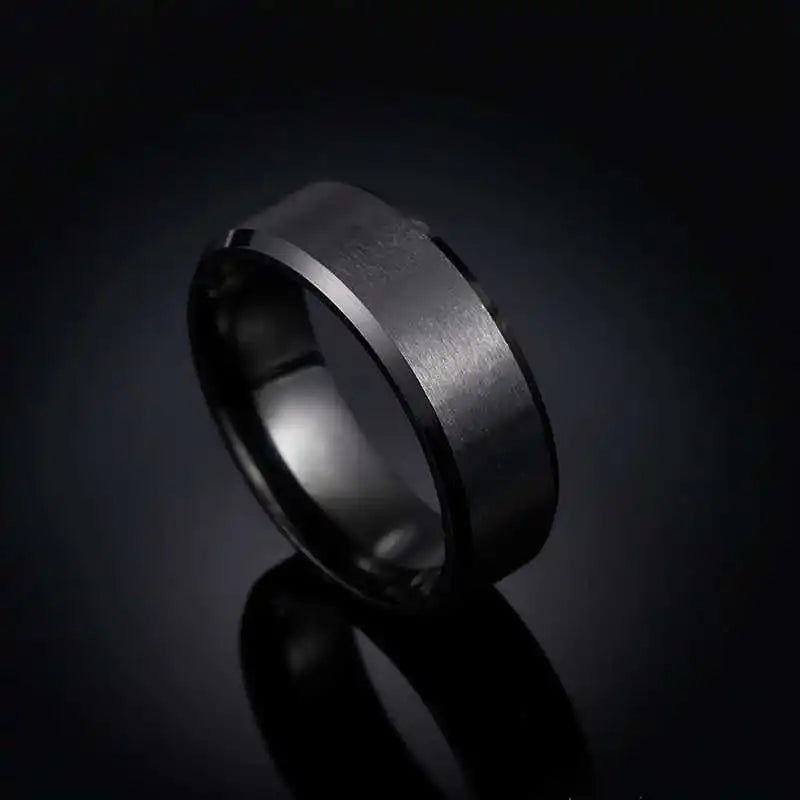 engraved ring, wedding bands, wedding bands rings, personalised engraved rings, black wedding ring, stainless steel mens rings
