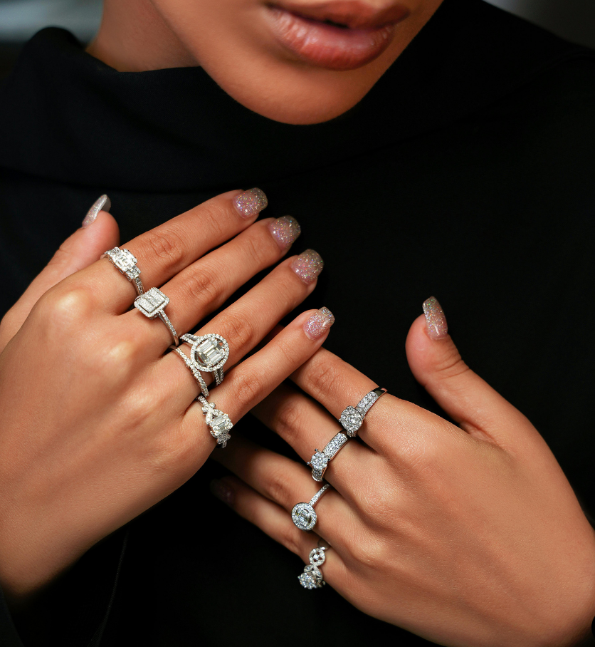 cubic zirconia rings, cz rings, couple rings, silver ring, silver rings for women, cubic zirconia wedding rings, cubic zirconia wedding bands, rings for women, cubic zirconia, matching rings