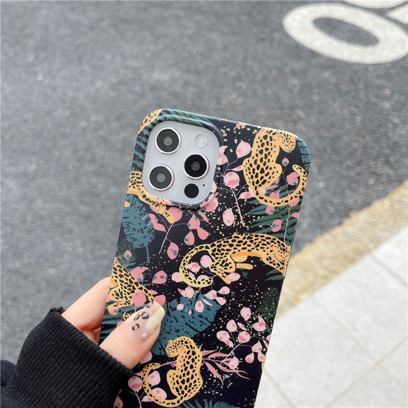 Leopard Silicone Phone Shell