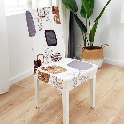 Printed Chair Cover Elastic