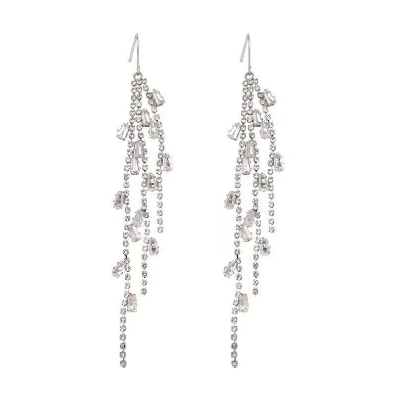 Boucles d'oreilles diamant vent froid