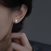 Rabbit Stud Earrings For Women With Simple Design
