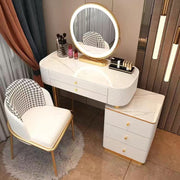 Sleek Bedroom Dresser & Chair Set