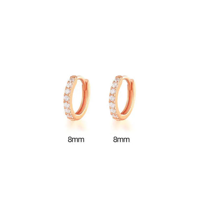 Zircon Gang Drill Earrings - Chic Style