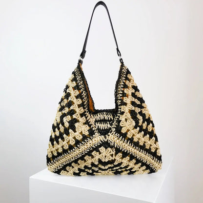 Chic Straw Woven Shoulder Bag