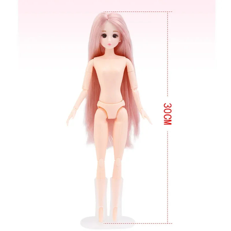 12 inch bjd doll, 1/6 scale bjd doll, 20 jointed bjd doll, 30cm girl toy, bjd doll with curly hair, brown eyes bjd doll, articulated bjd doll, 1/6 scale girl doll, collectible bjd doll, fashion bjd doll, diy bjd doll, realistic bjd doll, poseable bjd doll, cute girl bjd toy, 30cm bjd doll with hair, gift for doll collectors, movable joints bjd doll, 12 inch articulated girl doll, bjd doll with brown eyes, 1/6 scale articulated doll