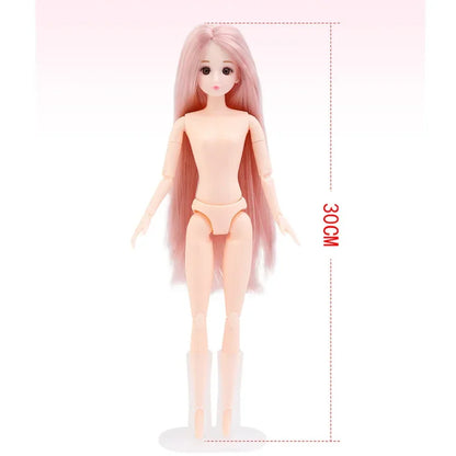 12 inch bjd doll, 1/6 scale bjd doll, 20 jointed bjd doll, 30cm girl toy, bjd doll with curly hair, brown eyes bjd doll, articulated bjd doll, 1/6 scale girl doll, collectible bjd doll, fashion bjd doll, diy bjd doll, realistic bjd doll, poseable bjd doll, cute girl bjd toy, 30cm bjd doll with hair, gift for doll collectors, movable joints bjd doll, 12 inch articulated girl doll, bjd doll with brown eyes, 1/6 scale articulated doll