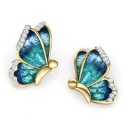 Light Luxury Niche Design Rhinestone Earrings For Women