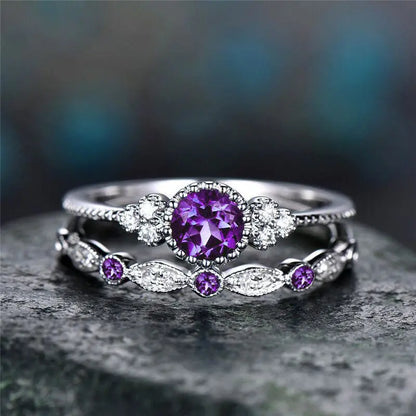 Sparkling Colored Diamond Rings