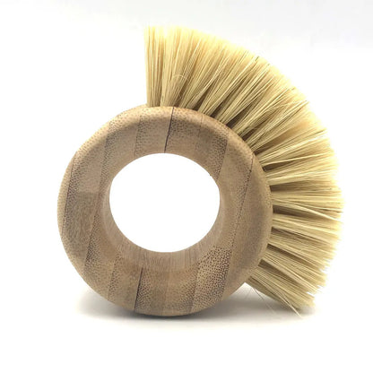 Natural Bamboo Sisal Kitchen Cleaning Brush