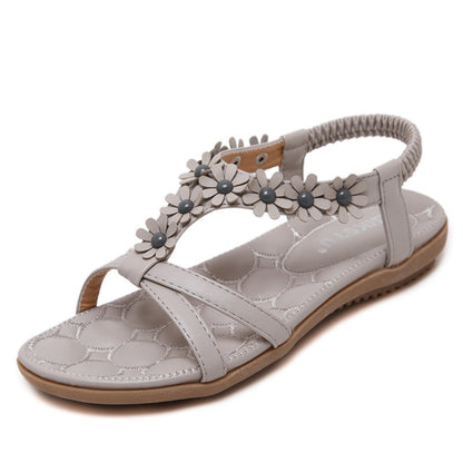 Boho Blumensandalen für Damen