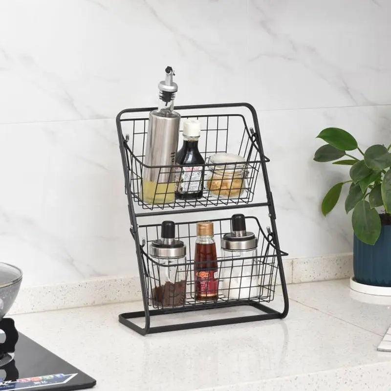 Multi-Layer Spice Rack & Kitchen Storage