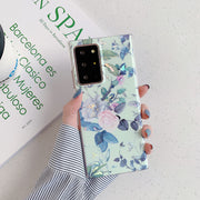 Electroplating Laser Flower Samsung Phone Case