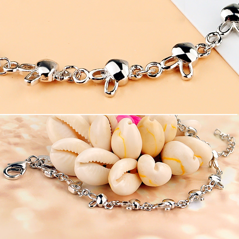 Platinum Rabbit Bracelet - Simple