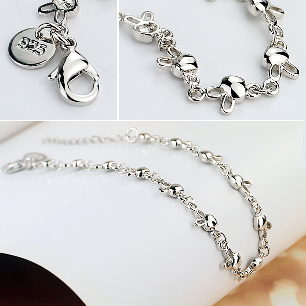 Platinum Rabbit Bracelet - Simple