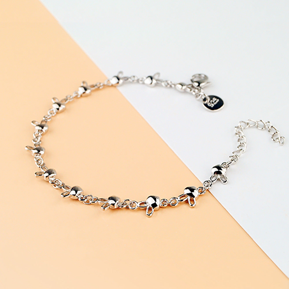 Platinum Rabbit Bracelet - Simple