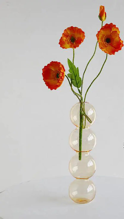 Elegant Glass Gourd Vase for Dried Flower Arrangements