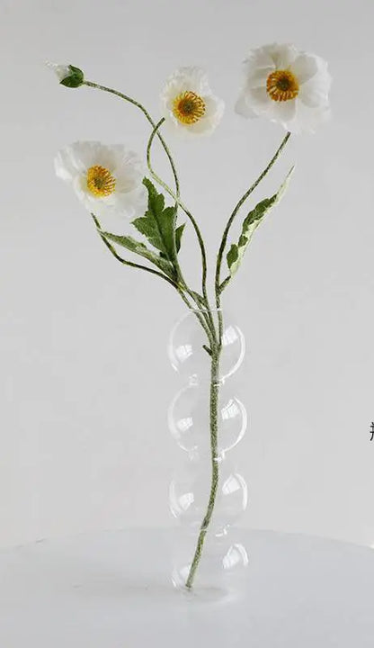 Elegant Glass Gourd Vase for Dried Flower Arrangements