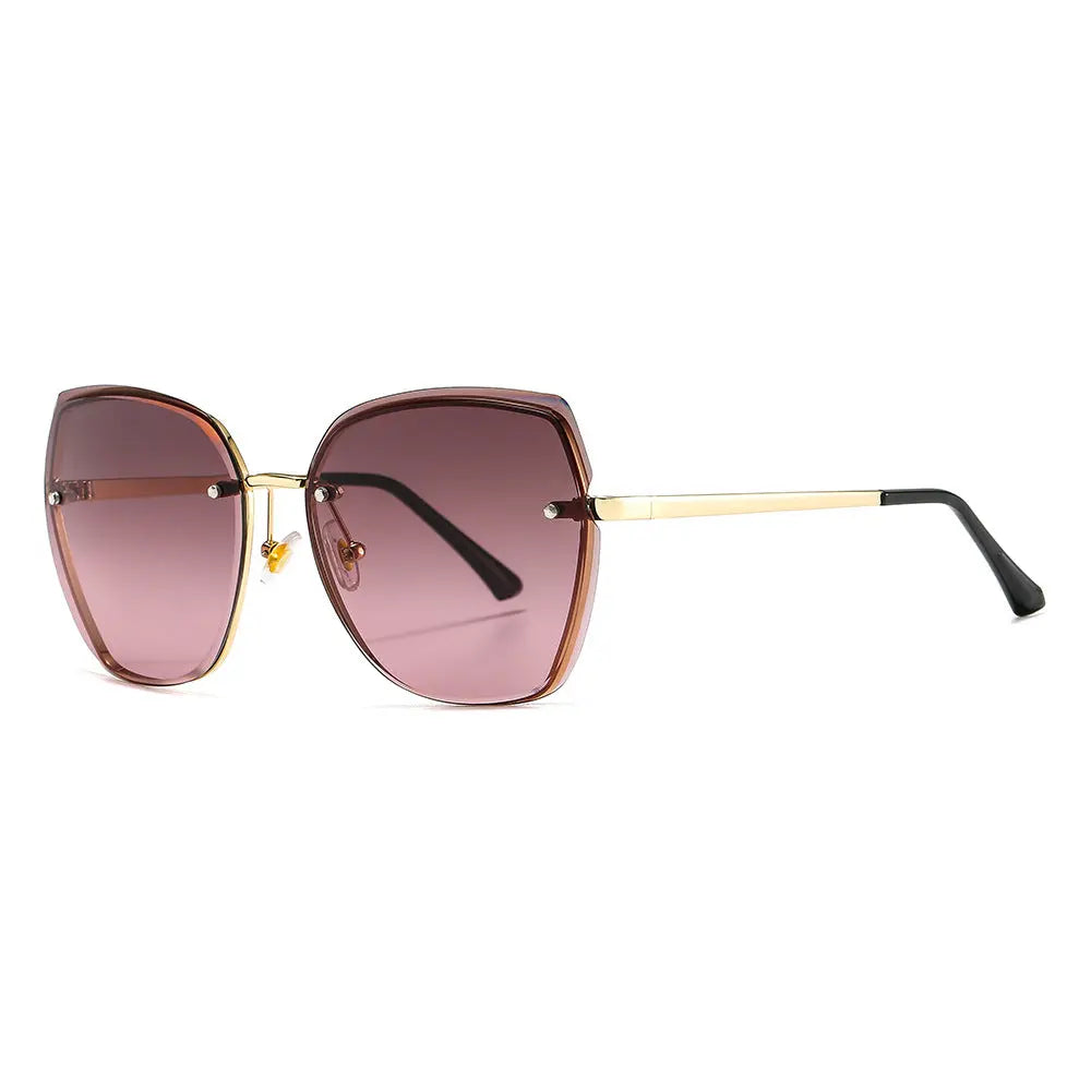 Colorful Round Metal Sunglasses - European & American Fashion