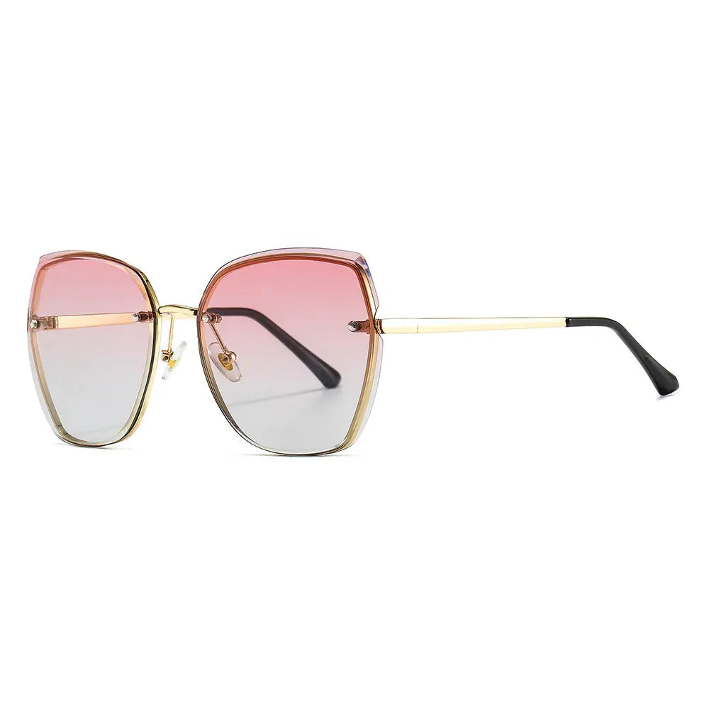 Colorful Round Metal Sunglasses - European & American Fashion