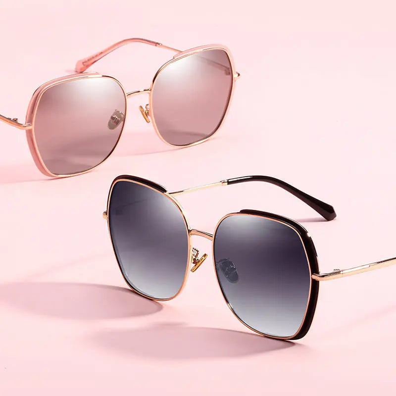 Colorful Round Metal Sunglasses - European & American Fashion