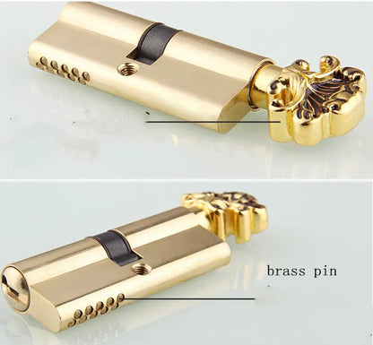 European Luxury Wooden Door Lock