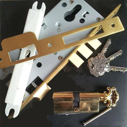 European Luxury Wooden Door Lock