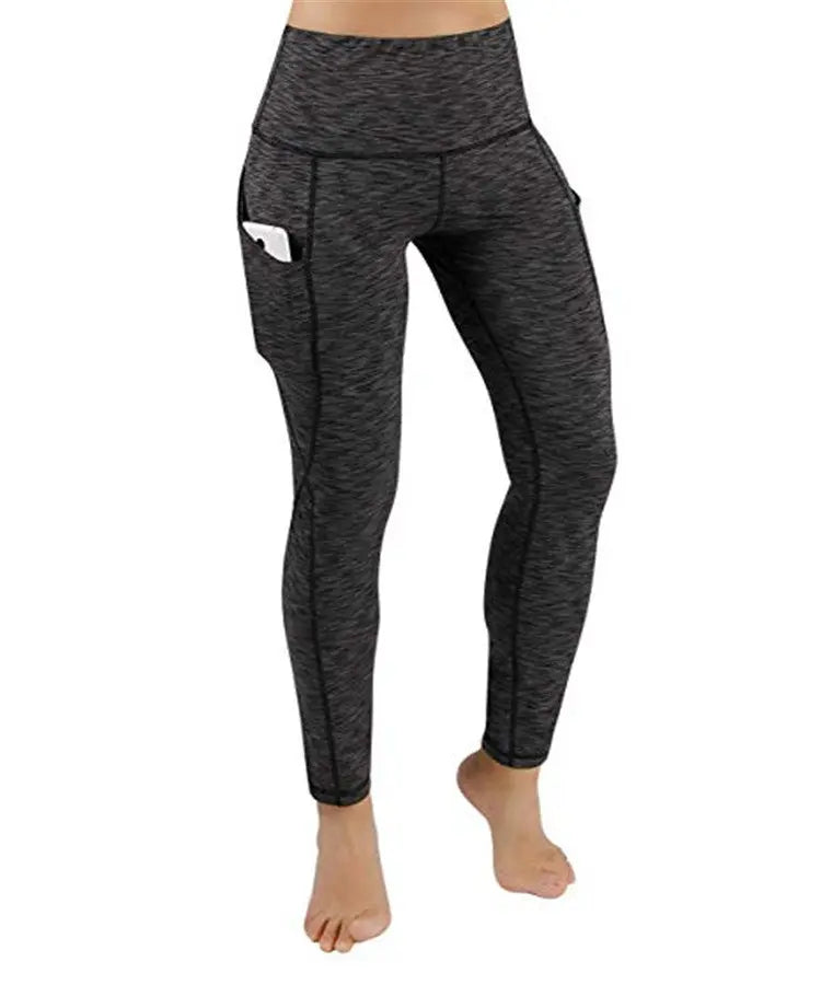 High Waist Yoga Pants with Side Pockets