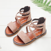 Leather Sandals for Baby Girls - Comfy & Stylish