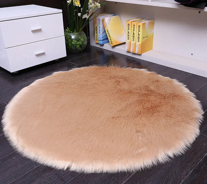 Cozy Faux Sheepskin Rug - White