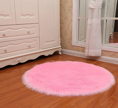 Cozy Faux Sheepskin Rug - White