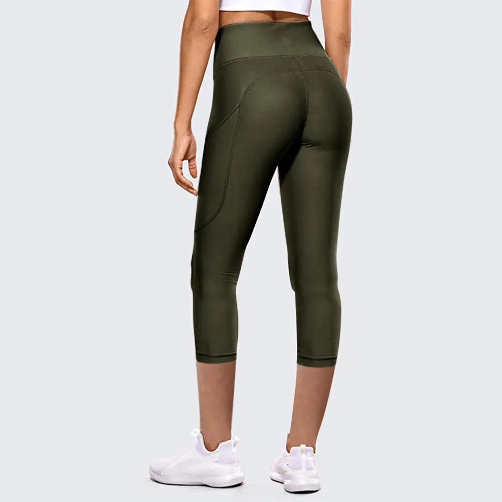 Hip-Lift High-Waist Yoga Capris