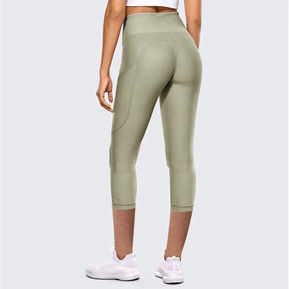 Hip-Lift High-Waist Yoga Capris