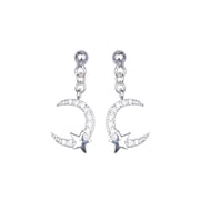 Sodrov Earrings Jewelry Natural Star For Women Silver