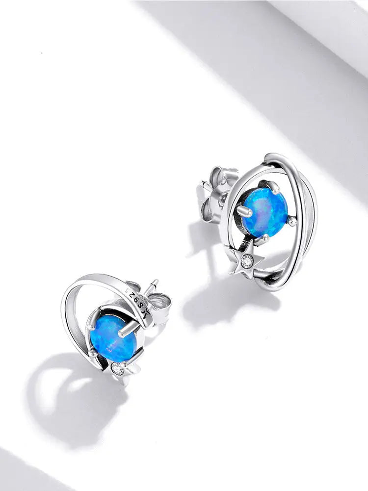 Boucles d'oreilles en argent sterling pour femmes