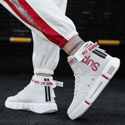 High-Top-Sportschuhe im koreanischen Stil für Herren