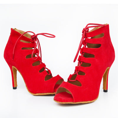 Elegant Latin Dance Shoes - High Heel Ladies