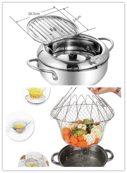 Telescopic Stainless Frying Basket