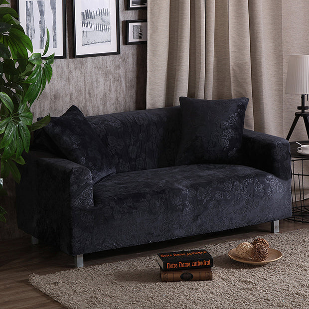Vibrant Sofa Cover - Solid Color Elegance