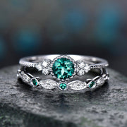 Sparkling Colored Diamond Rings