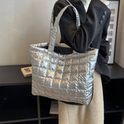 Winter Shoulder Bags Women Fashion Plaid Handbag