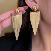 Small Niche Design, Long Exaggerated Earrings For Women